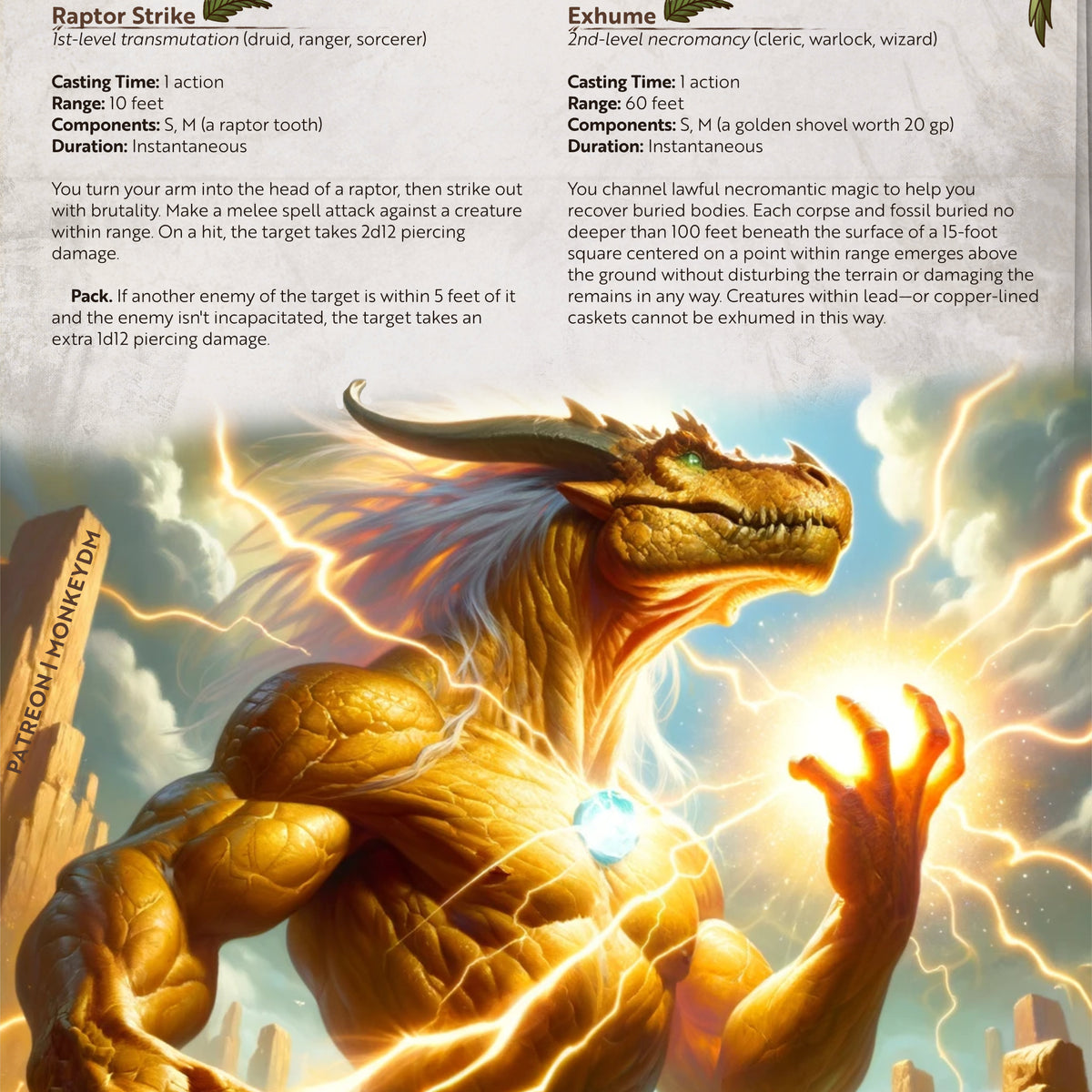 D&D 5e Spells: 